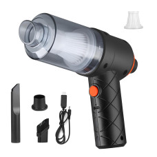 Автомобільний пилосос бездротовий портативний Vacuum cleaner 2в1