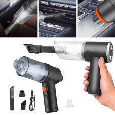Автомобільний пилосос бездротовий портативний Vacuum cleaner 2в1