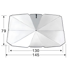 Парасолька від сонця на лобове скло автомобіля Car Umbrella