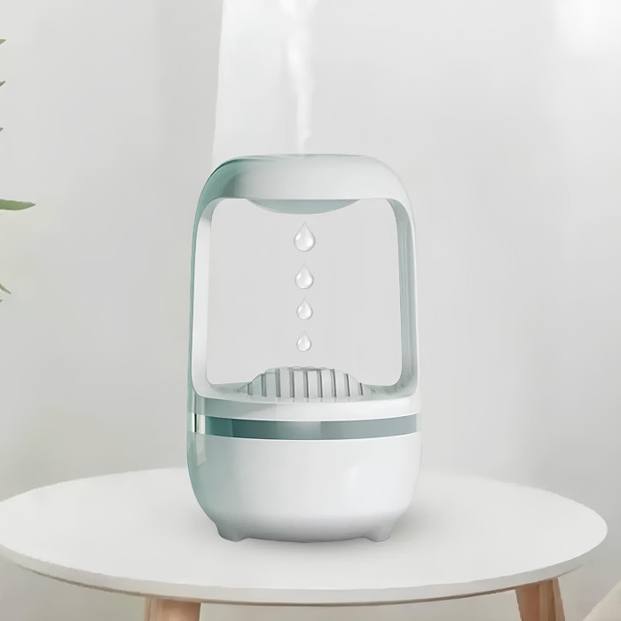 Зволожувач повітря крапля антигравітаційний дифузор нічник Drop Humidifier