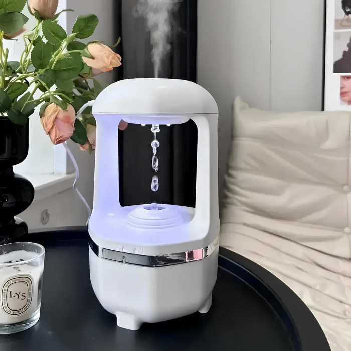 Зволожувач повітря крапля антигравітаційний дифузор нічник Drop Humidifier