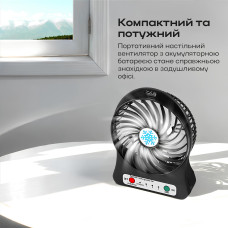 Вентилятор настільний на акумуляторі USB Mini Fan