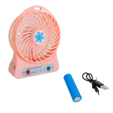 Вентилятор настільний на акумуляторі USB Mini Fan
