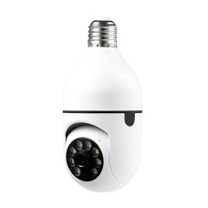 Лампочка IP-камера спостереження прихована обертова Wi-Fi Panorama Camera
