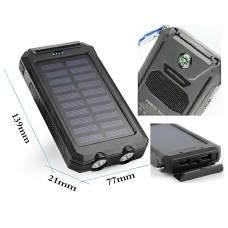 Повербанк SolarPower 20 000 mAh із сонячною панеллю