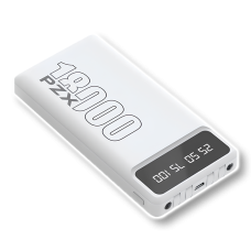 Повербанк з вбудованими кабелями PZX-C163 18000 mAh