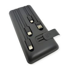 Повербанк з вбудованими кабелями PZX-C165 27000 mAh