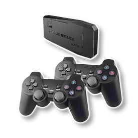 Бездротова ретро ігрова консоль Game Stick M8 64G 4k 10000 ігор + 2 бездротових джойстика
