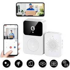 Бездротовий відеодомофон з камерою Wi-Fi дверний дзвінок з датчиком руху Doorbell X9 