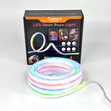 Світлодіодна неонова RGB стрічка USB 5м з пультом 