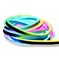 Світлодіодна неонова RGB стрічка USB 5м з пультом 
