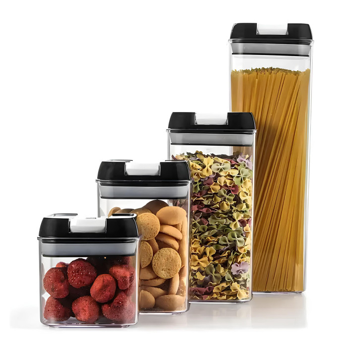 Набір контейнерів для сипучих і спецій 7 шт. органайзер FOOD Storage Container Set Набір контейнерів для сипучих і спецій 7 шт. органайзер FOOD Storage Container Set