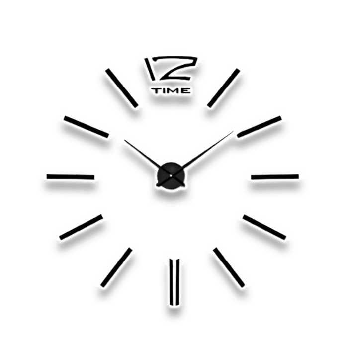 Настінний 3д годинник без циферблата DIY Clock