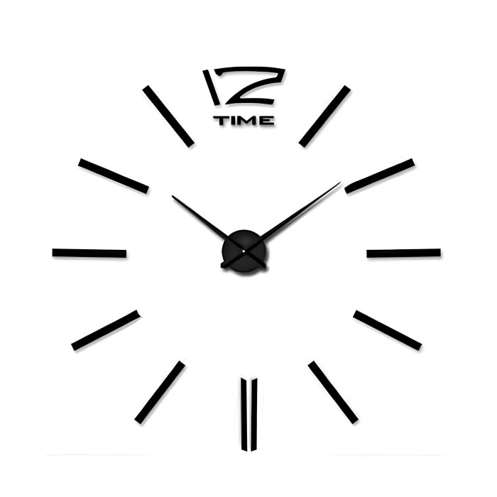 Настінний 3д годинник без циферблата DIY Clock