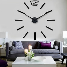 Настінний 3д годинник без циферблата DIY Clock