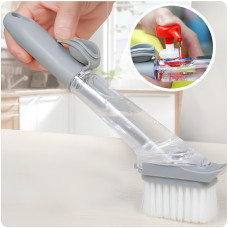 Багатофункціональна щітка для кухні з дозатором 2в1 Brush For Kitchen