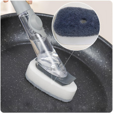 Багатофункціональна щітка для кухні з дозатором 2в1 Brush For Kitchen
