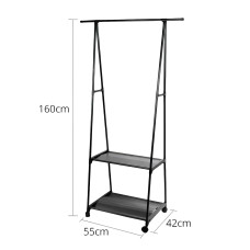 Вішалка для одягу та взуття підлогова пересувна The New Coat Rack