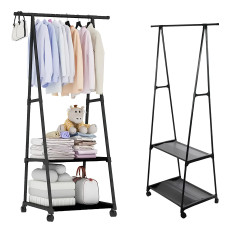 Вішалка для одягу та взуття підлогова пересувна The New Coat Rack