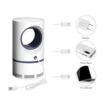 Лампа-пастка знищувач комарів та комах електрична від USB Mosquito Killer