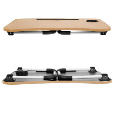 Складаний столик-підставка для сніданку та ноутбука 60х40х30 см Compact Comfort Table