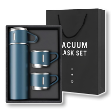 Подарунковий набір термос + 3 чашки 500 ml Vacuum Flask Set