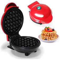 Портативна міні-вафельниця електрична з антипригарним покриттям Waffle Wonder Mini