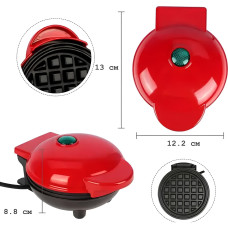 Портативна міні-вафельниця електрична з антипригарним покриттям Waffle Wonder Mini