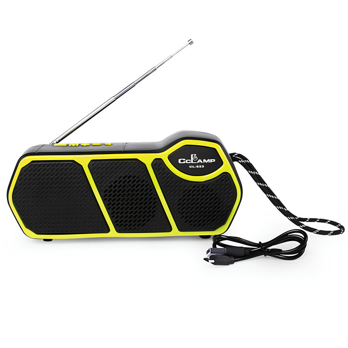 Радіоприймач 3в1 CL-823, з сонячною панеллю, ліхтарем, МР3-плеєром, Bluetooth, PowerBank, TF та FM,SW,AM Радіоприймач 3в1 CL-823, з сонячною панеллю, ліхтарем, МР3-плеєром, Bluetooth, PowerBank, TF та FM,SW,AM