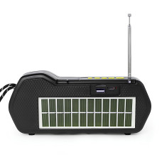 Радіоприймач 3в1 CL-823, з сонячною панеллю, ліхтарем, МР3-плеєром, Bluetooth, PowerBank, TF та FM,SW,AM