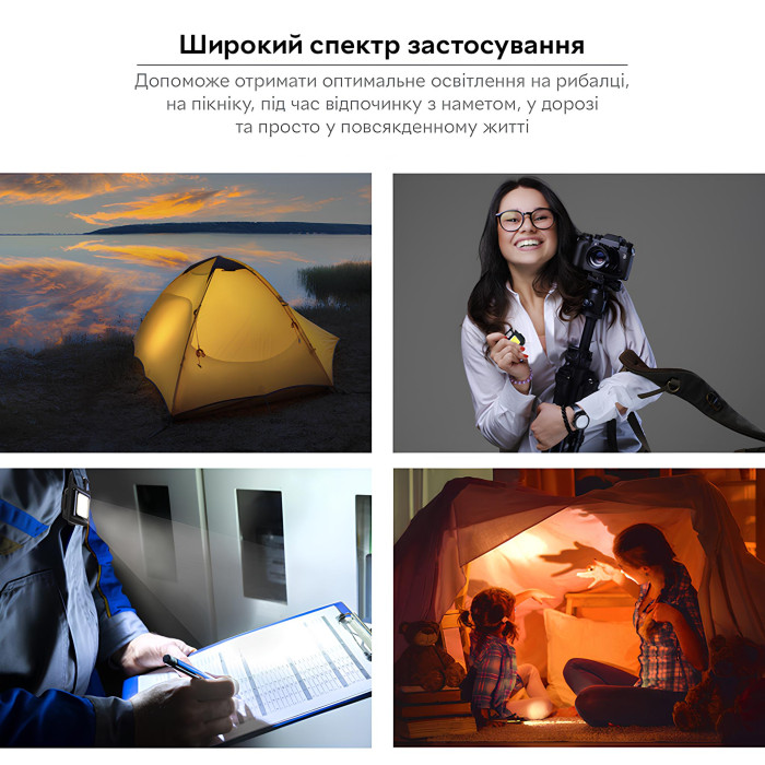 Ліхтарик з карабіном та відкривачкою 500 мАг Ліхтарик з карабіном та відкривачкою 500 мАг