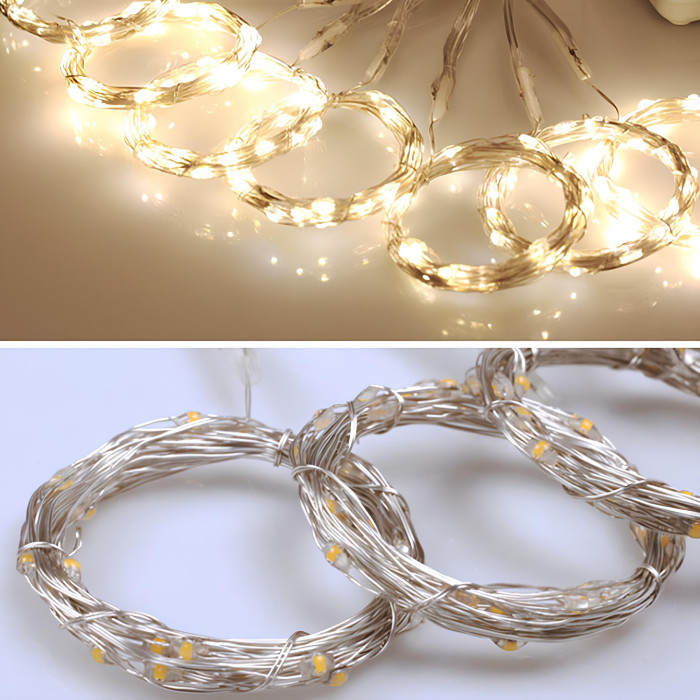 Світлодіодна гірлянда "Штора" 3х3м 300 Led з крючками, USB та пультом