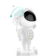 Нічник проектор "Астронавт" зоряне небо з колонкою Bluetooth та пультом Cosmic Nightlight