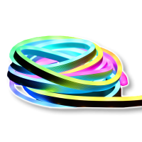 Світлодіодна неонова RGB стрічка USB 2м з пультом 