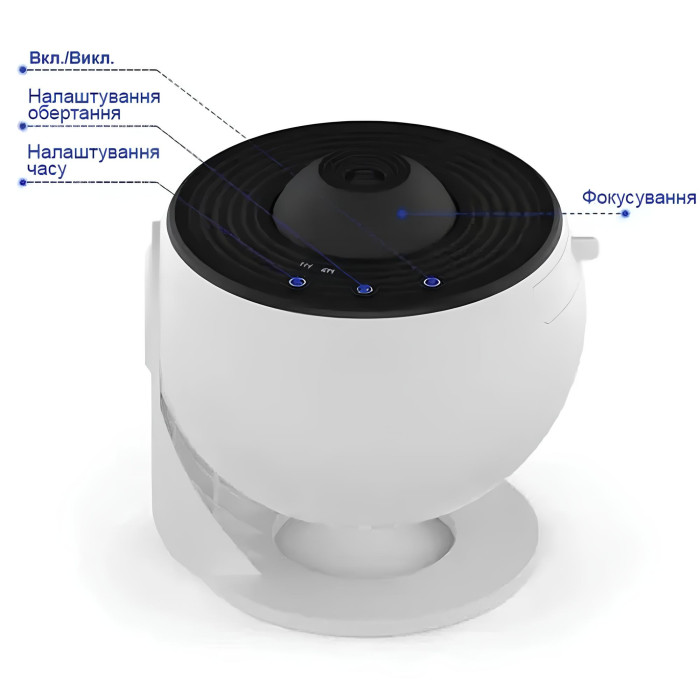 Проектор нічник зоряного неба з 13 проекціями Galaxy Projector 360º Проектор нічник зоряного неба з 13 проекціями Galaxy Projector 360º