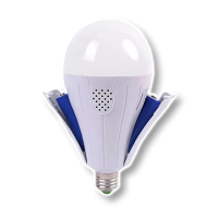 Світлодіодна акумуляторна LED лампа з цоколем E27 20W портативна