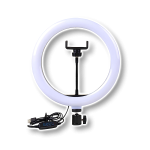 Кільцева LED лампа QX 260 з кріпленням для телефону USB 26 cм (без штатива)