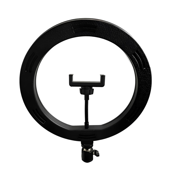 Кільцева LED лампа QX 260 з кріпленням для телефону USB 26 cм (без штатива) Кільцева LED лампа QX 260 з кріпленням для телефону USB 26 cм (без штатива)