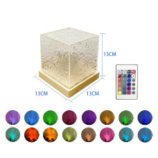 Нічник проектор настільний з ефектом водяної хвилі RGB з пультом Dynamic Water Pattern Light  
