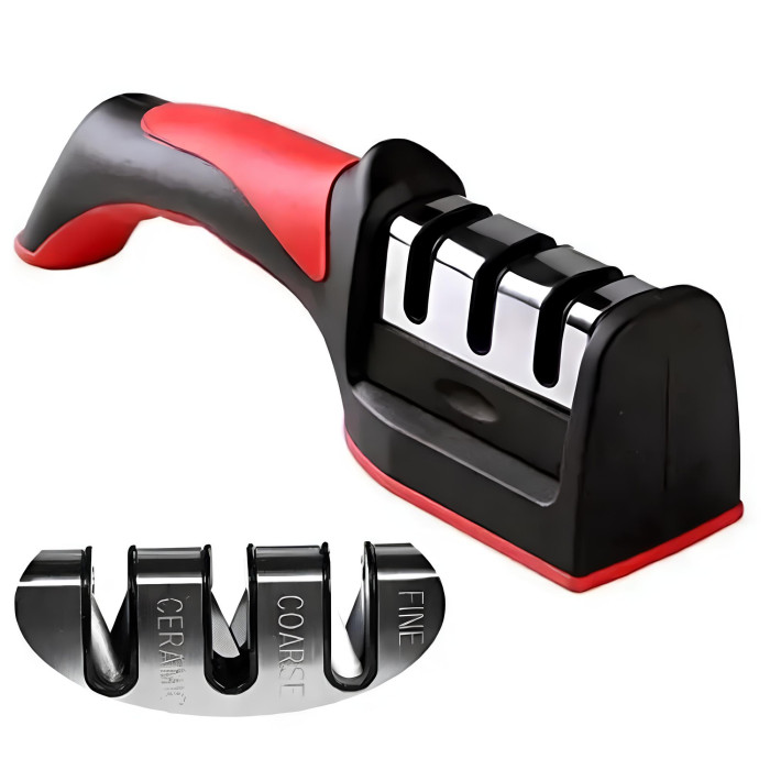 Точилка ручна для ножів 3в1 Sharpener