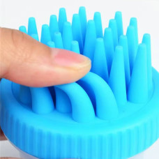 Щітка для миття тварин з силіконовими ворсинками для купання та масажу Cleaning Device