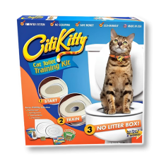 Набір для привчання пухнастика до унітазу CitiKitty