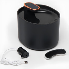 Автопоїлка з підсвічуванням для собак і котів 3 л безшумна USB