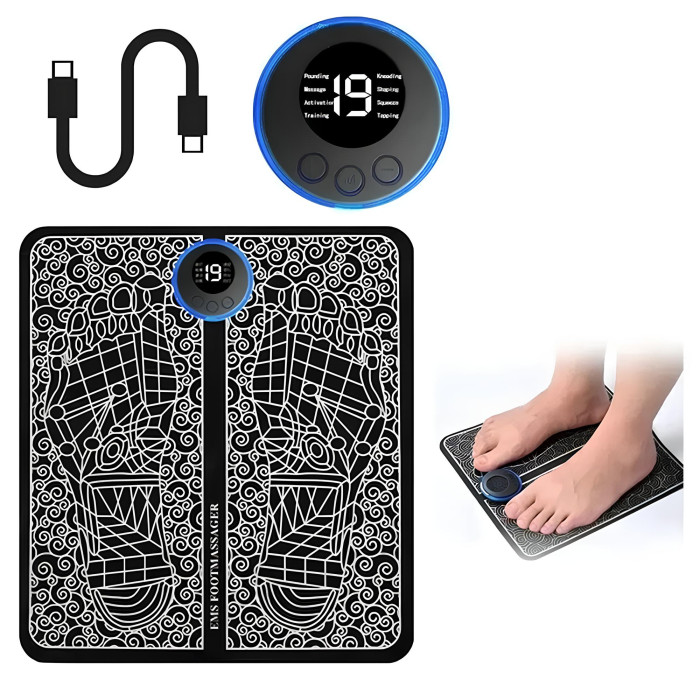 Електричний масажний килимок для ніг RelaxFoot EMS
