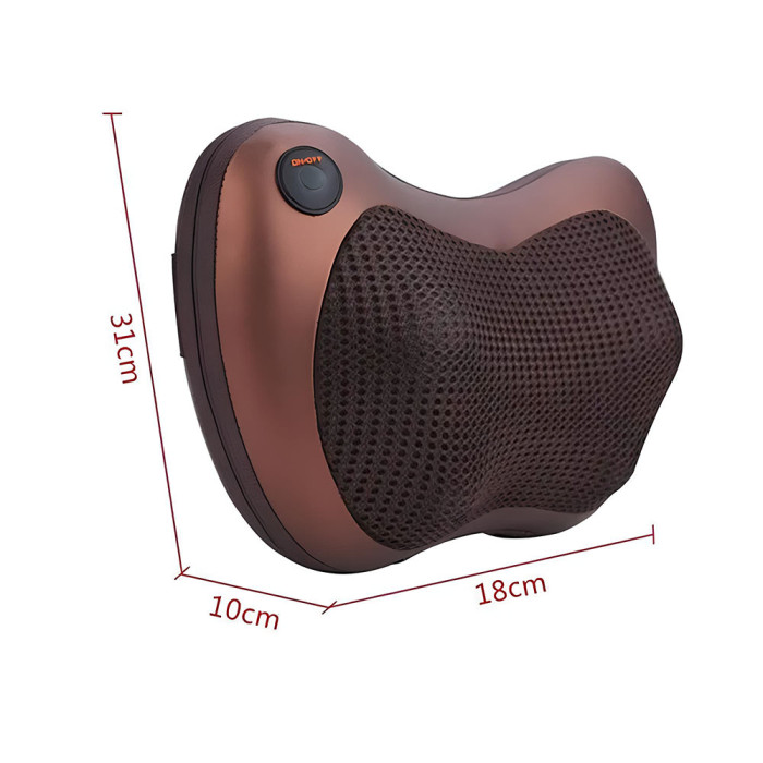 Електрична багатофункціональна подушка масажер для дому та машини Massage Pillow Електрична багатофункціональна подушка масажер для дому та машини Massage Pillow