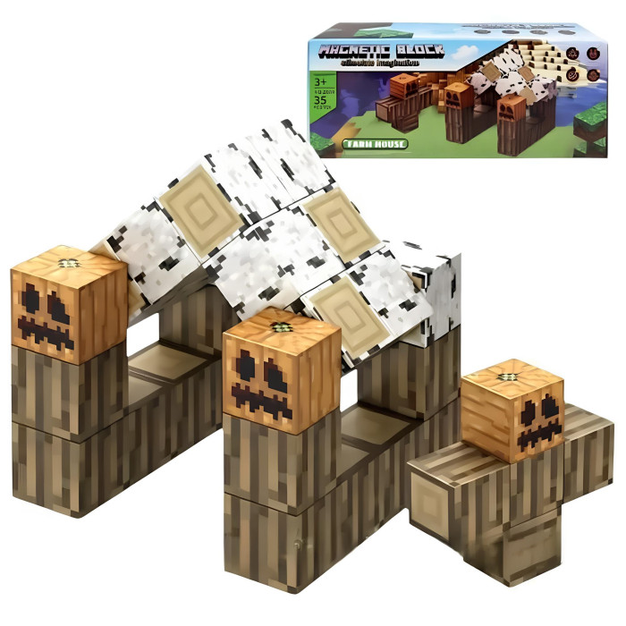 Магнітний конструктор Magnet Blocks "Ферма" Магнітний конструктор Magnet Blocks "Ферма"