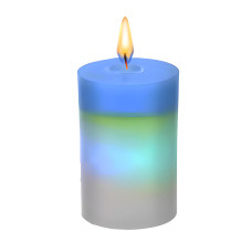 Воскова свічка Led хамелеон Candled Magic змінює колір (magic7)