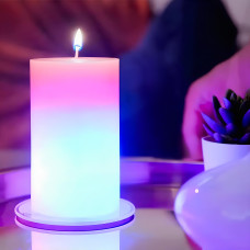 Воскова свічка Led хамелеон Candled Magic змінює колір (magic7)