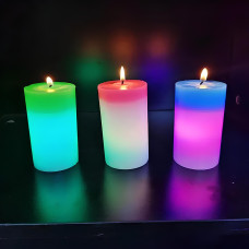 Воскова свічка Led хамелеон Candled Magic змінює колір (magic7)